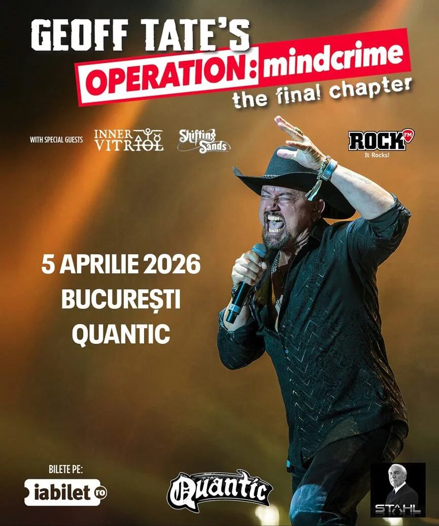 Geoff Tate vine în Quantic cu Operation Mindcrime: The Final Chapter