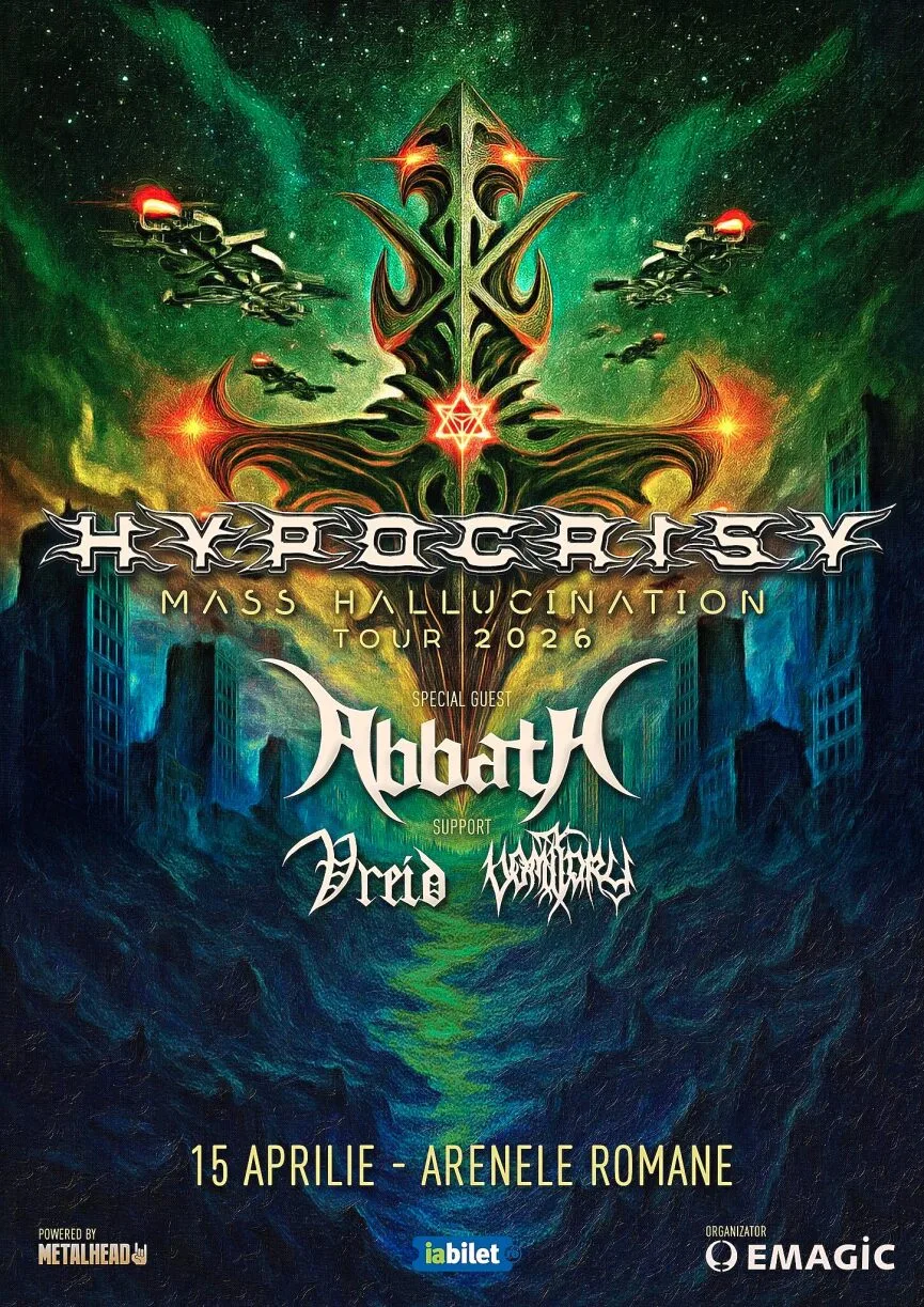 Concert HYPOCRISY, ABBATH, VOMITORY si VREID la Arenele Romane: Program si reguli de acces