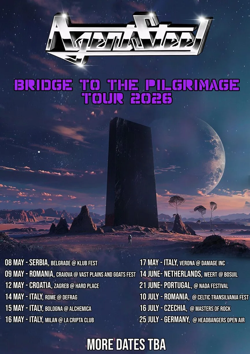 Legendara trupă AGENT STEEL prezintă 'BRIDGE TO THE PILGRIMAGE TOUR 2026'