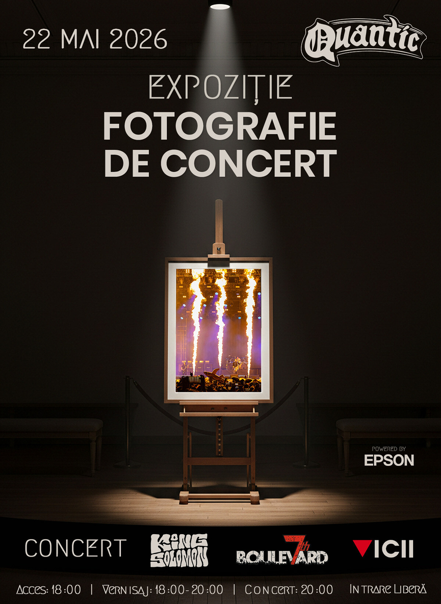 Expoziția de Fotografie de Concert de la Quantic anunță programul complet al evenimentului