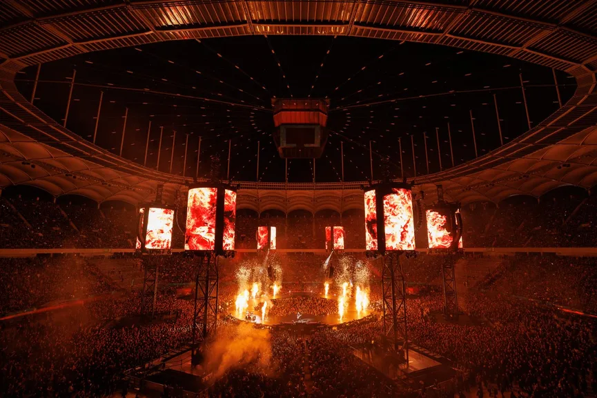1. Metallica – M72 World Tour doboară recorduri la București