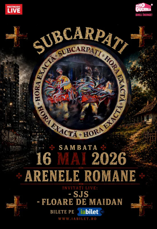 Subcarpati lanseaza albumul 'Hora Exacta' la Arenele Romane