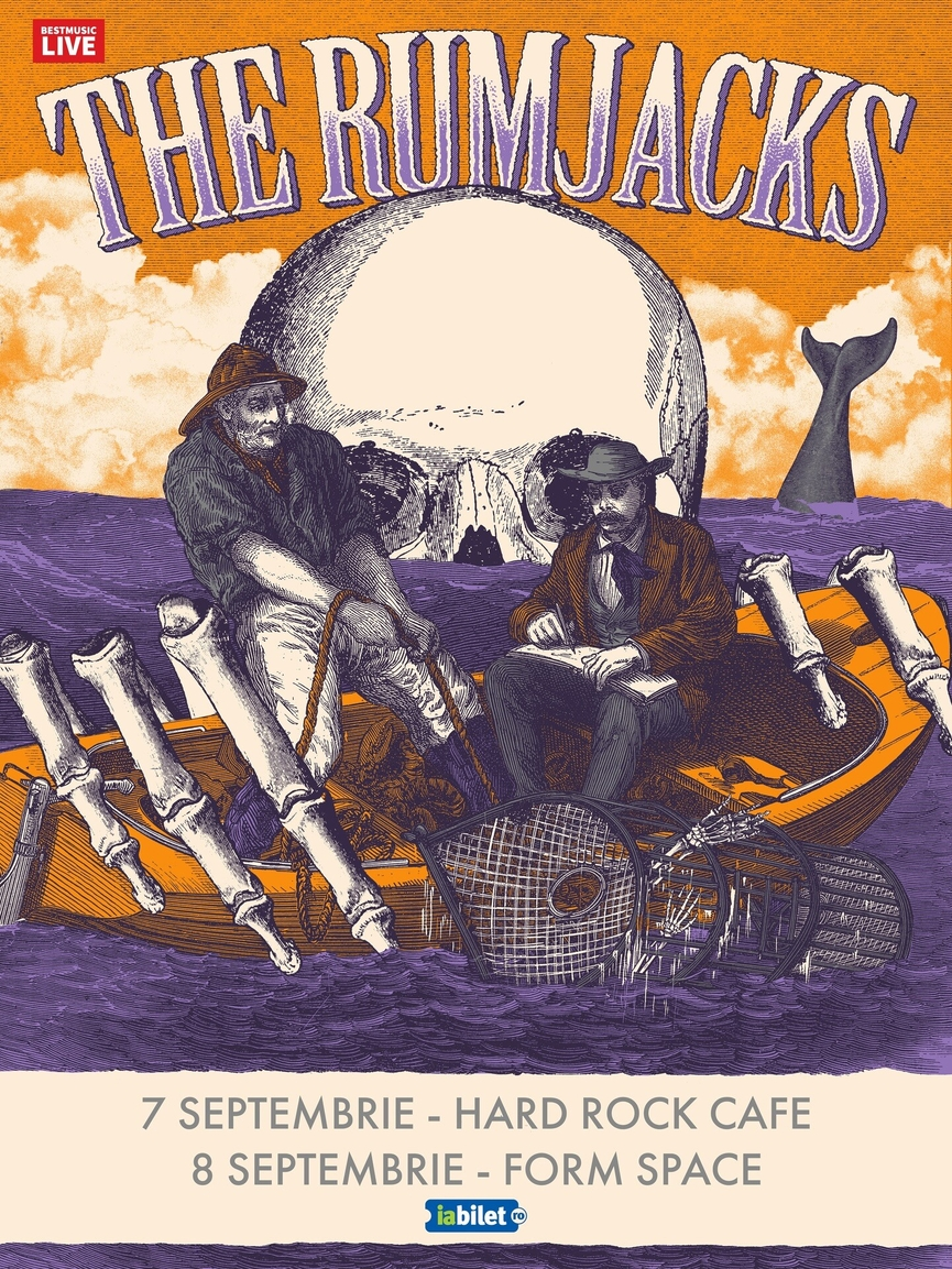 The Rumjacks canta la Bucuresti si la Cluj-Napoca