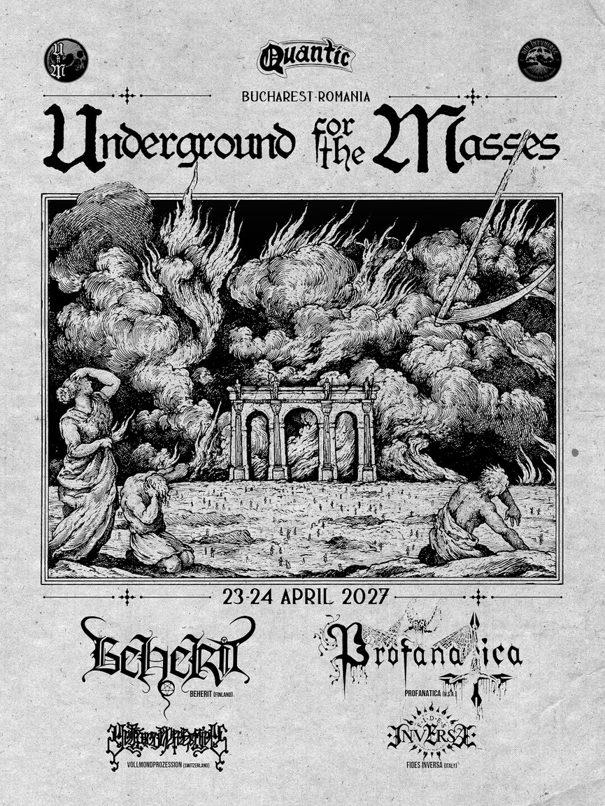 Underground for the Masses IV - 23-24 aprilie 2027 - in Quantic