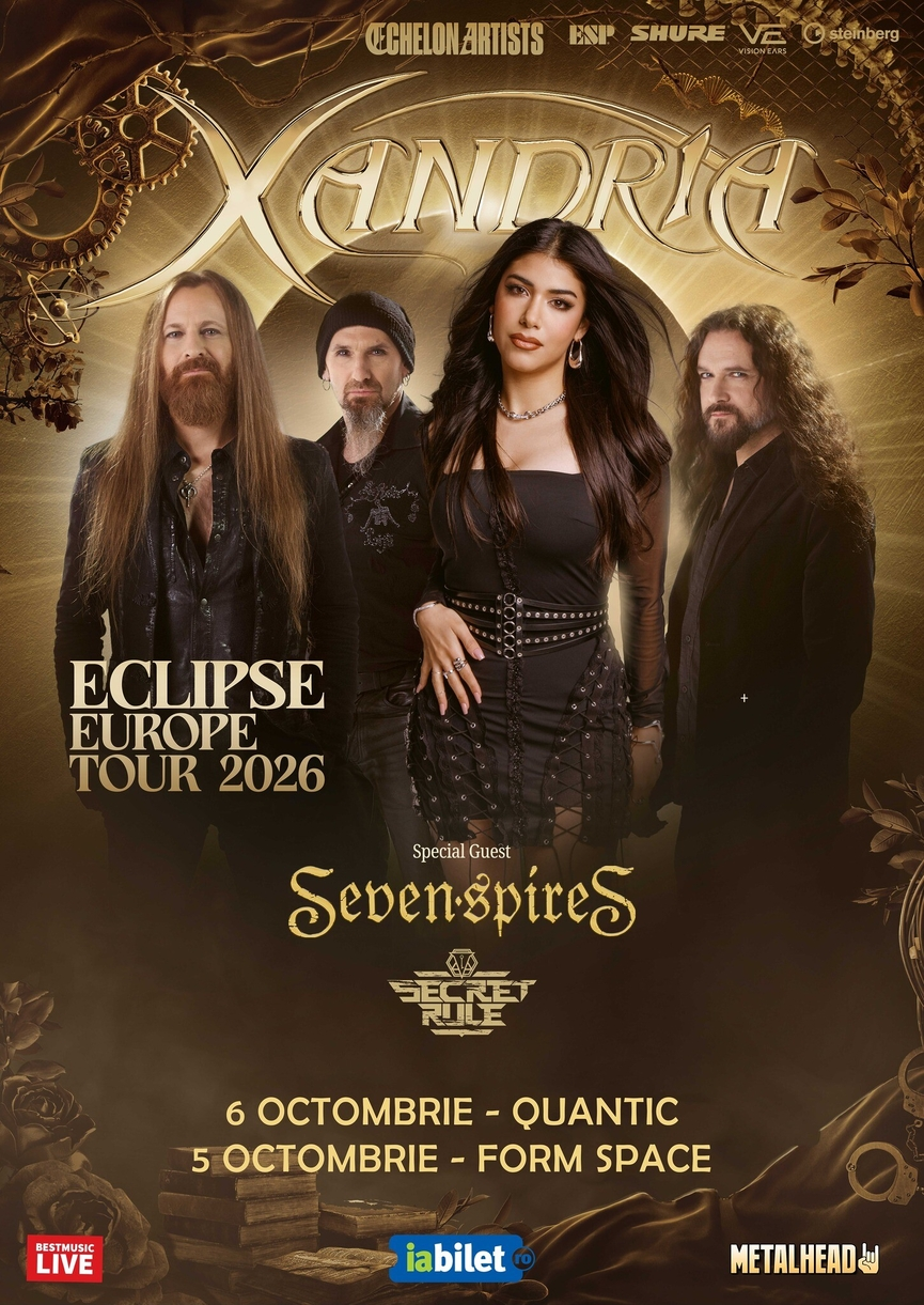 Xandria, Seven Spires și Secret Rule canta la Quantic si FORM Space