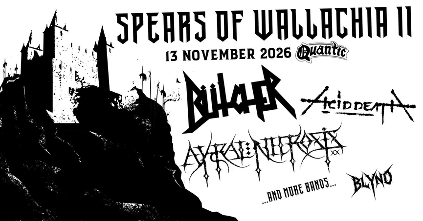 Festivalul Spears of Wallachia revine in Quantic Club pe 13 noiembrie