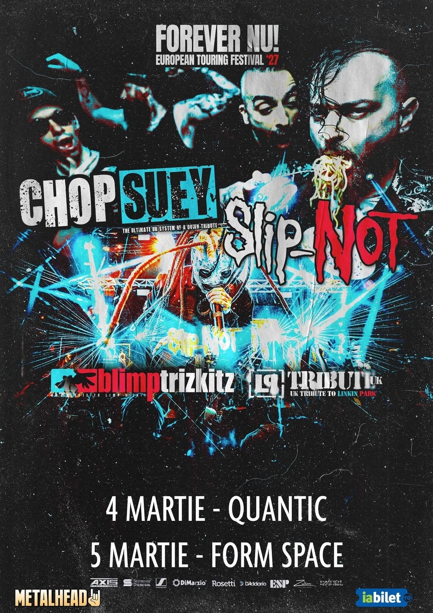Forever NU!: ALL-STAR tributes: System Of A Down, Slipknot, Linkin Park si Limp Bizkit la Bucuresti si Cluj-Napoca
