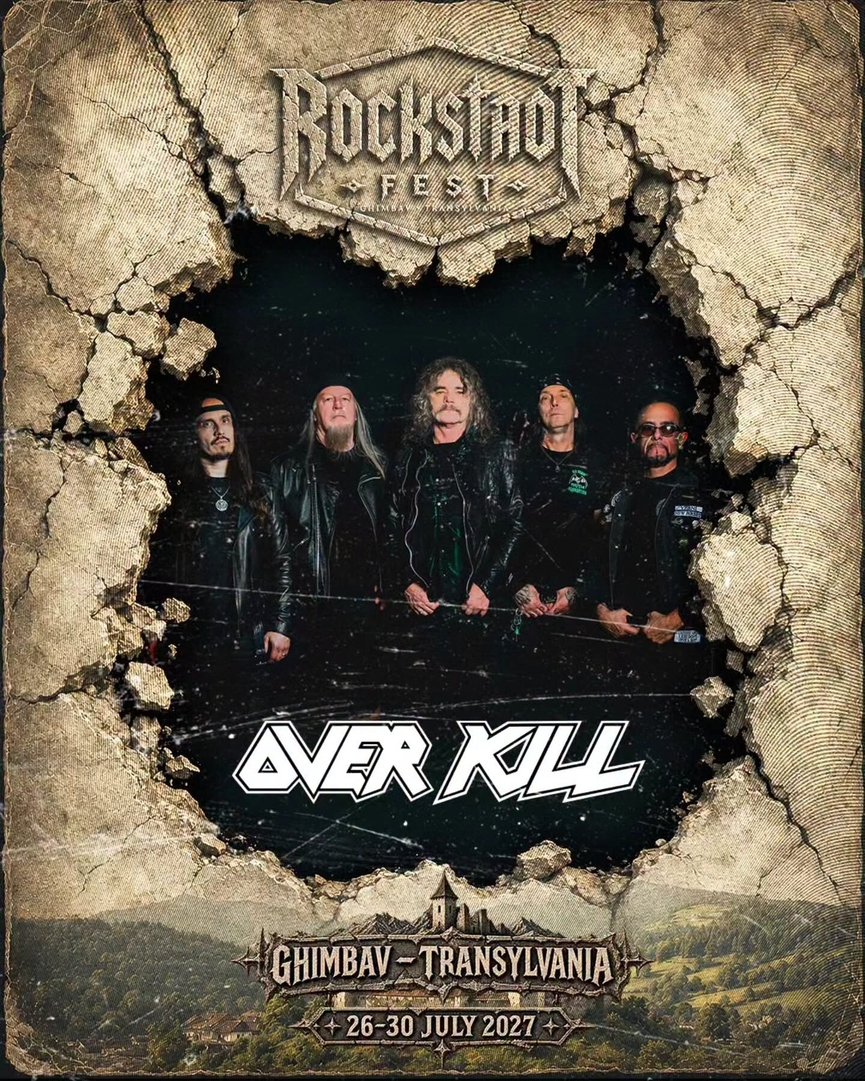 Overkill, Mgła si Towards The Sinister confirmate pentru Rockstadt Fest 2027