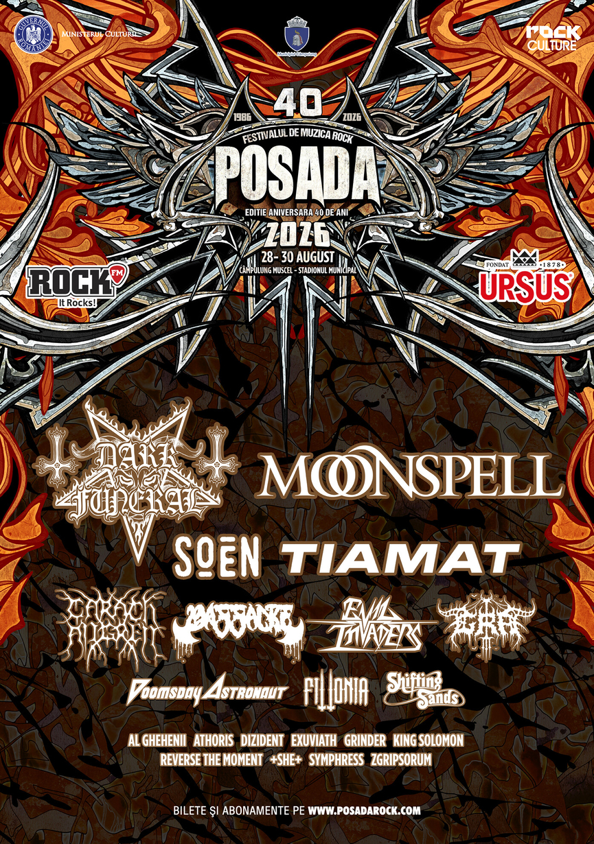 Posada Rock 2026 - editie aniversara de 40 de ani