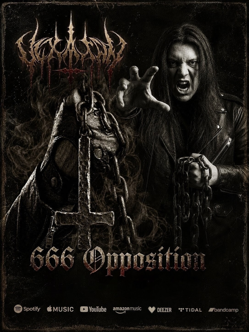 VEXATAN lansează EP-ul devastator '666 Opposition' - un manifest al haosului conștient și al revoltei anti-dogmatice