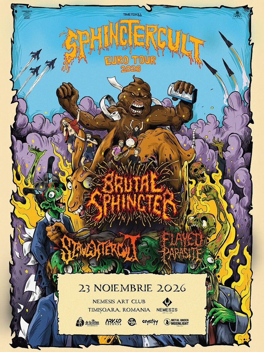 Concert Brutal Sphincter in premiera la Timisoara!