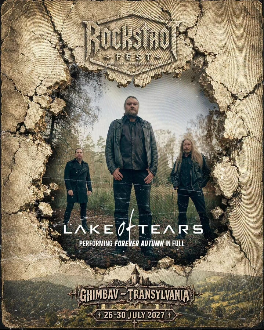 Lake of Tears revine în România după 13 ani. Forever Autumn, interpretat integral la Rockstadt Fest 2027