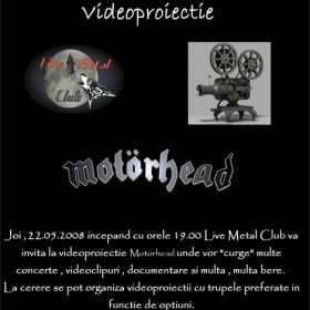 Videoproiectie Motorhead