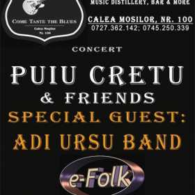 Blues cu Puiu Cretu si Friends in club 100 Crossroads