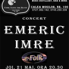 Concert EMERIC IMRE in club 100 CROSSROADS