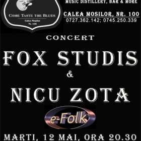 Concert FOX STUDIS si NICU ZOTA in club 100 CROSSROADS