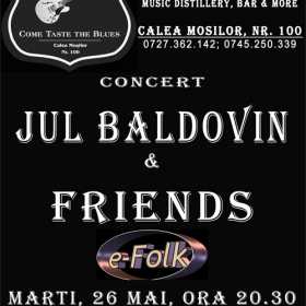 Concert JUL BALDOVIN & FRIENDS in club 100 CROSSROADS