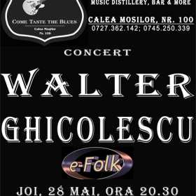 Concert WALTER GHICOLESCU in club 100 CROSSROADS