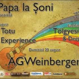 Concert AGWeingerger, Rares Totu Blues Xperience, Tolgyesi Attila & Deep Sound, la Papa la Soni