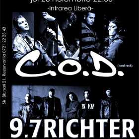 Concert C.O.D. si 9,7 Richter in club IRON CITY