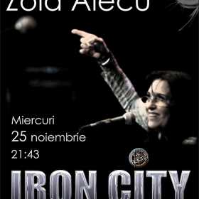 Concert Zoia Alecu in club IRON CITY