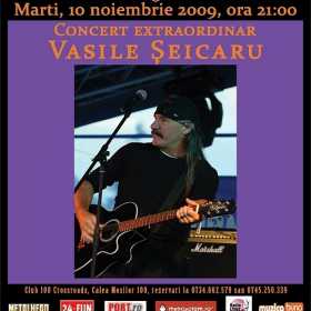 Concert extraordinar VASILE SEICARU in club 100 CROSSROADS