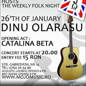 Concert Dinu Olarasu si Catalina Beta in Club MoJo BritRoom
