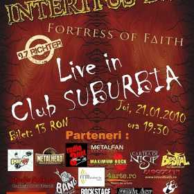 Concert Interitus Dei, Fortress of Faith si 9,7 Richter in club Suburbia