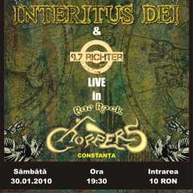 Concert Interitus Dei si 9.7 Richter in Bar Rock Choppers