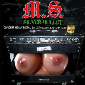 Seara heavy metal cu M.S. si Silver Bullet in club Suburbia