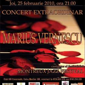 Concert Marius Vernescu in club 100 Crossroads