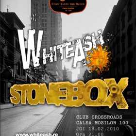 Concert WHITE ASH si STONEBOX in club 100 Crossroads