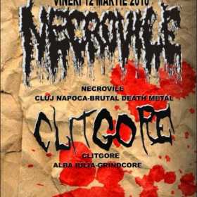 Concert Necrovile si Clitgore in ABYSS ROCK CLUB