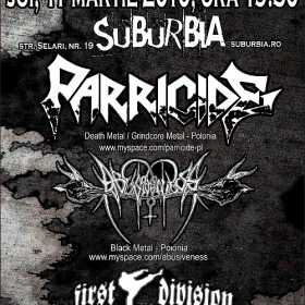 The Grindcore Balkan Tour 2010 cu Parricide, Abusiveness si First Division