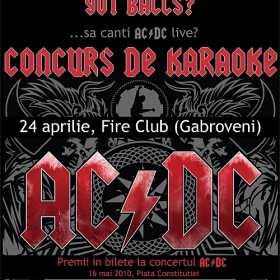 Castiga bilete la concertul AC/DC participand la karaoke in club Fire