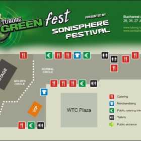 Harta si reguli de acces si la Tuborg Green Fest presented by Sonisphere