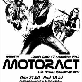 Concert MotorAct in John's Cafe - turneu national