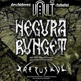 Concert Negura Bunget, Krepuskul si Horrify in Vault 42 Club din Oradea