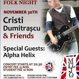 Concert Cristi Dumitrascu & Friends in Club MoJo BritRoom