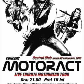 Concert MotorACT - Tribut Motorhead in Club Control