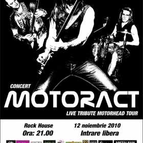 Concert MotorAct in Rock House - turneu national