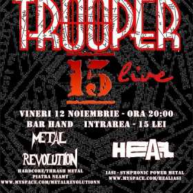 Concert Trooper, Heal si Metal Revolution in Bar Hand din Iasi