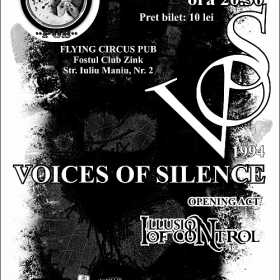 Concert Voices Of Silence si Illusion of Control in Flying Circus Pub