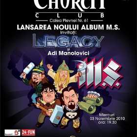 Concert lansare album M.S. alaturi de Legacy si Adi Manolovici in The Silver Church