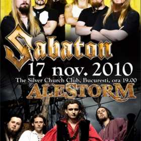 Programul si ultimele amanunte pentru concertului Sabaton, Alestorm, Steelwing si Bolthard