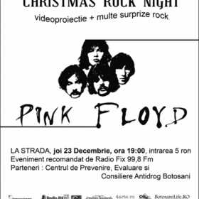 Christmas Rock Night cu Pink Floyd in Botosani
