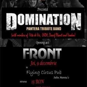 Concert Domination si FRONT in Flying Circus Pub din Cluj