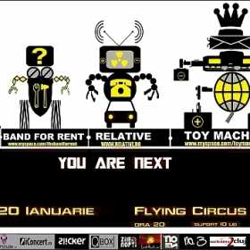 Concert Toy Machines, Relative, Band For Rent si Will Doo in club Flying Circus