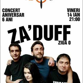 Concert aniversar Za'Duff 6 ani - ZIUA 0 in Wings Club