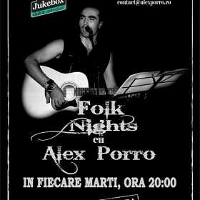 Folk Nights 25 ianuarie 2011 cu Alex Porro in Jukebox club